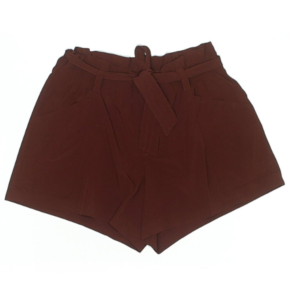 Athleta Tie-Waist Skyline Short II Athleisure Burgundy Shorts